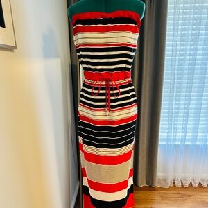 Cache Maxi Striped Dress Size: XS